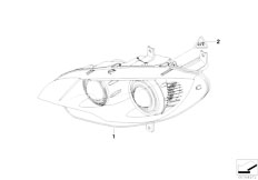 E71 X6 35dX M57N2 SAC / Lighting Headlight