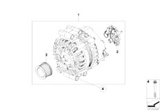 F01 750i N63 Sedan / Engine Electrical System/  Alternator