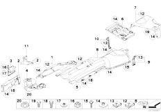 E87N 118i N43 5 doors / Vehicle Trim/  Heat Insulation