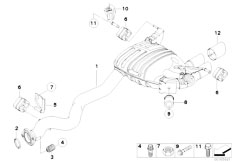 E82 135i N54 Coupe / Exhaust System Exhaust System Rear