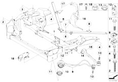 E90N 335i N54 Sedan / Front Axle Frnt Axle Support Wishbone Tension Strut