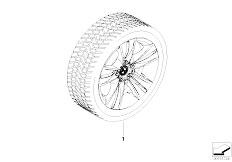 E53 X5 3.0i M54 SAV / Wheels Winterkomplettrad Sternspeiche 153
