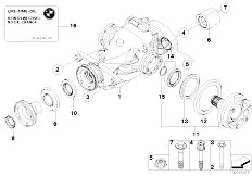E87N 118d N47 5 doors / Rear Axle/  Differential Drive Output