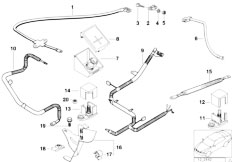 E38 750iLS M73 Sedan / Engine Electrical System Battery Cable-2