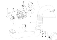 E38 725tds M51 Sedan / Engine Electrical System/  Alternator Parts 140a