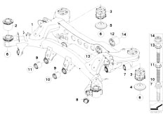 E92 M3 S65 Coupe / Rear Axle Rear Axle Carrier