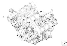 F01 750i N63 Sedan / Engine Short Engine