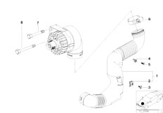 Z3 Z3 2.0 M52 Roadster / Engine Electrical System/  Alternator Cooling