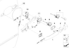 E71 X6 35dX M57N2 SAC / Bodywork/  Door Handle Front Lock Single Parts