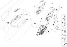 E71 X6 35dX M57N2 SAC / Bodywork Door Lock Rear