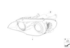 E70 X5 3.0si N52N SAV / Lighting/  Headlight