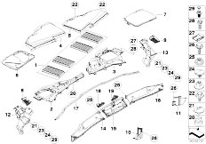 E90N M3 S65 Sedan / Heater And Air Conditioning/  Carbon Canister Mounting Parts