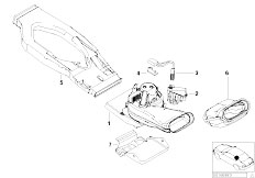 E53 X5 4.6is M62 SAV / Heater And Air Conditioning Blower Rear