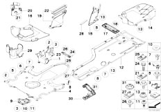 E61N M5 S85 Touring / Vehicle Trim/  Underfloor Coating