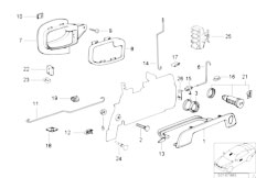 Z3 Z3 2.2i M54 Roadster / Bodywork/  Door Control Front