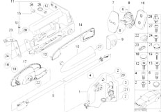 E52 Z8 S62 Roadster / Bodywork Door Control Front