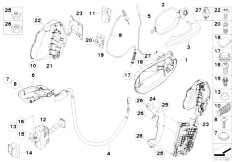 E64 M6 S85 Cabrio / Bodywork/  Door Control Door Lock