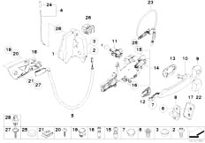 E90 330xd M57N2 Sedan / Bodywork/  Door Control Front