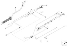 E67 745LiS N62 Sedan / Vehicle Electrical System Battery Cable