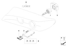 E63 645Ci N62 Coupe / Lighting/  Headlight Electronic Parts Xenon Light