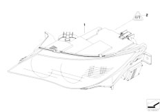 E64 650i N62N Cabrio / Lighting/  Headlight