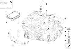 E71 X6 35dX M57N2 SAC / Rear Axle/  Differential Drive Output