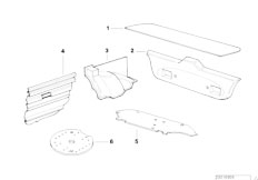 E36 325tds M51 Touring / Vehicle Trim Sound Insulating Rear