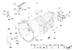 E90N M3 S65 Sedan / Manual Transmission Gearbox Mounting Parts