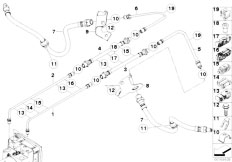 E70 X5 3.0si N52N SAV / Brakes/  Brake Pipe Rear-3