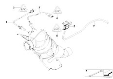 E91 318d M47N2 Touring / Exhaust System Diesel Partic Filt Sens Mount Parts