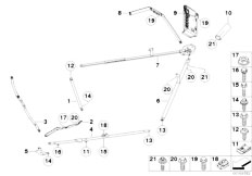 E88 118i N46N Cabrio / Vehicle Trim/  Reinforcement Body