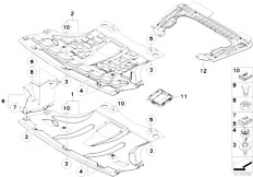 E83N X3 2.0d M47N2 SAV / Vehicle Trim/  Engine Compartment Screening