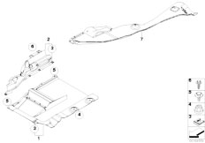 E83N X3 2.0d M47N2 SAV / Vehicle Trim/  Underfloor Coating