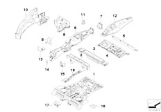 E71 X6 50iX N63 SAC / Bodywork Rear Body