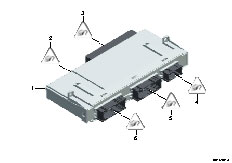 F01 740i N54 Sedan / Vehicle Electrical System/  Control Unit Junction Box Electronics 3