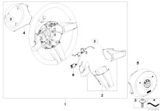 E85 Z4 3.0si N52 Roadster / Steering/  Airbag Sports Steering Wheel