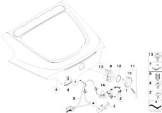 E86 Z4 3.0si N52 Coupe / Bodywork Trunk Lid Closing System