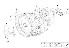 E90 M3 S65 Sedan / Twin Clutch Gearbox/  Gearbox Mounting Parts