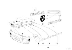 114 2002turbo M10 Sedan / Vehicle Trim Ornamental Strips