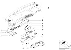 E39 520d M47 Touring / Vehicle Trim/  Trim Panel Dashboard