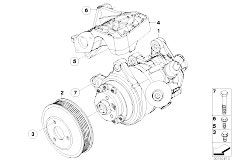 E70 X5 3.0d M57N2 SAV / Steering Power Steering Pump Adaptive Drive