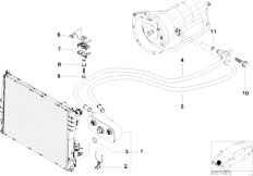 E46 328Ci M52 Coupe / Radiator/  Oil Cooling Automatic Gearbox A5s325z