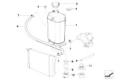 E38 L7 M73 Sedan / Radiator Expansion Tank