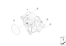 E60N 520i N43 Sedan / Engine/  Vacuum Pump