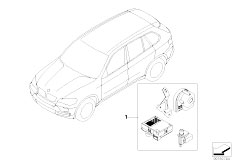 E71 X6 30dX M57N2 SAC / Audio Navigation Electronic Systems/  Retrofit Kit Theft Alarm