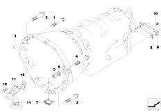 E39 540i M62 Sedan / Automatic Transmission/  Gearbox Mounting Parts