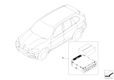 E71 X6 35iX N54 SAC / Audio Navigation Electronic Systems/  Retrofit Kit Cd Changer