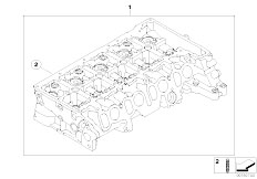 E82 120d N47 Coupe / Engine/  Cylinder Head