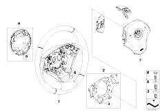 E61N 535d M57N2 Touring / Steering/  Steering Wheel Airbag Multifunctional