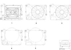 E46 320i M52 Touring / Radiator/  Cooling Unit